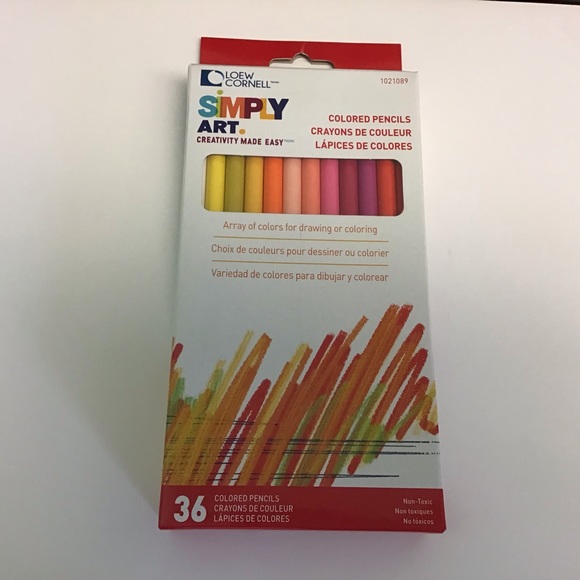 Loew Cornell Simply Art Colored Pencils 36 piece - Picture 1 of 6